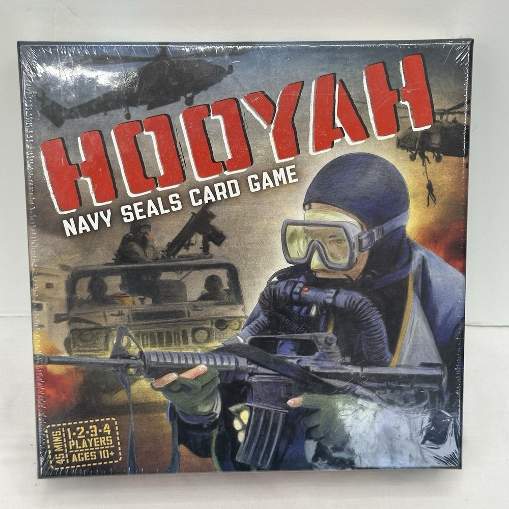 Hooyah The Navy Seals Card Game - US Games War Board Game Brand New Sealed